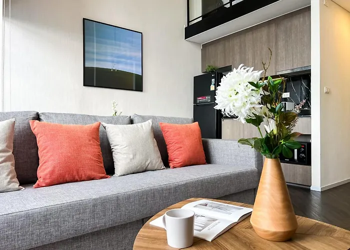 Apartment Elegant 1br - Ultra Fast Wifi - Bts On-nut *