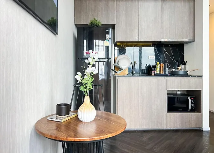 Apartment Elegant 1br - Ultra Fast Wifi - Bts On-nut *